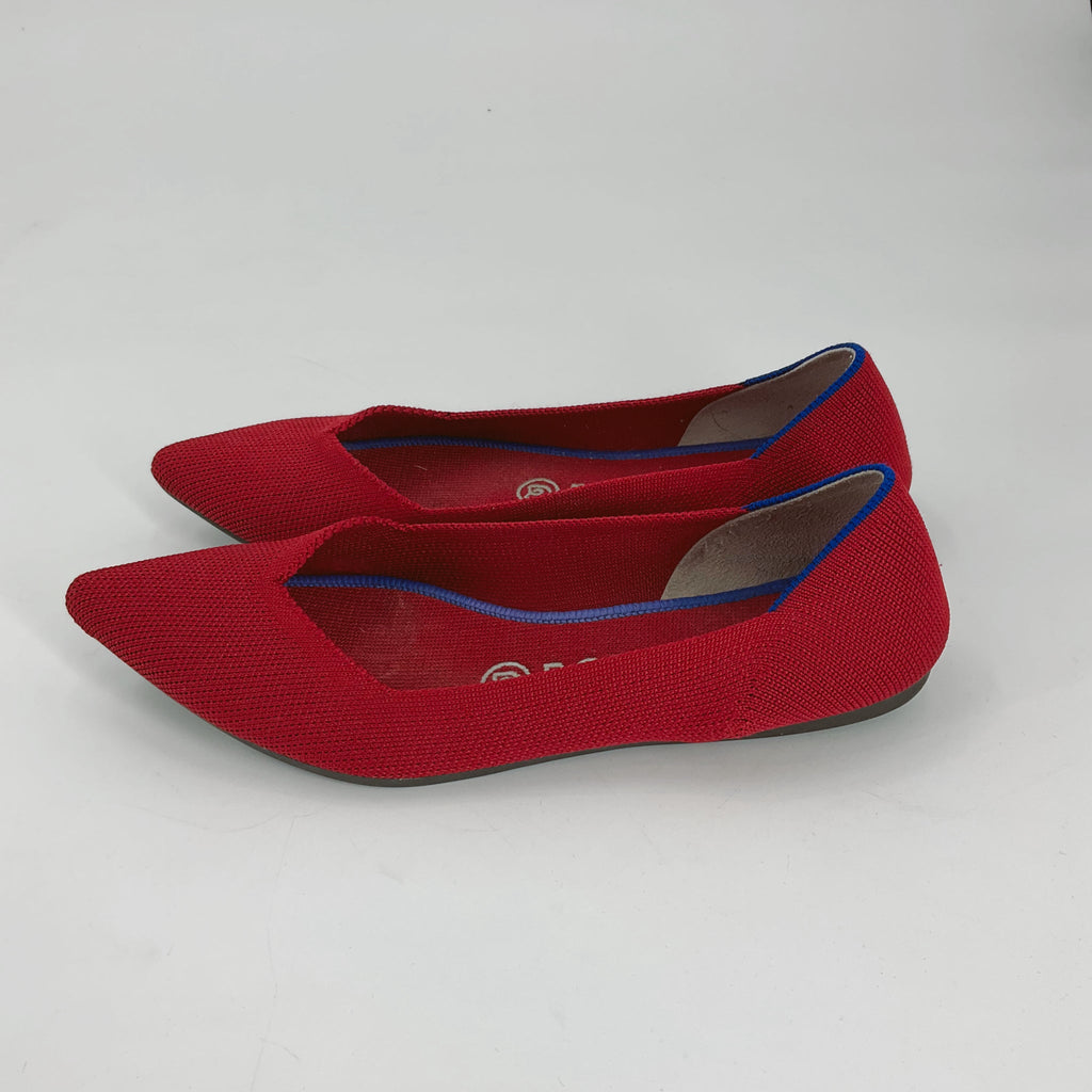 Rothy Red Ladies Pre-Owned Ladies Flats - Size 7.5 - Margaret’s Fine Consignment