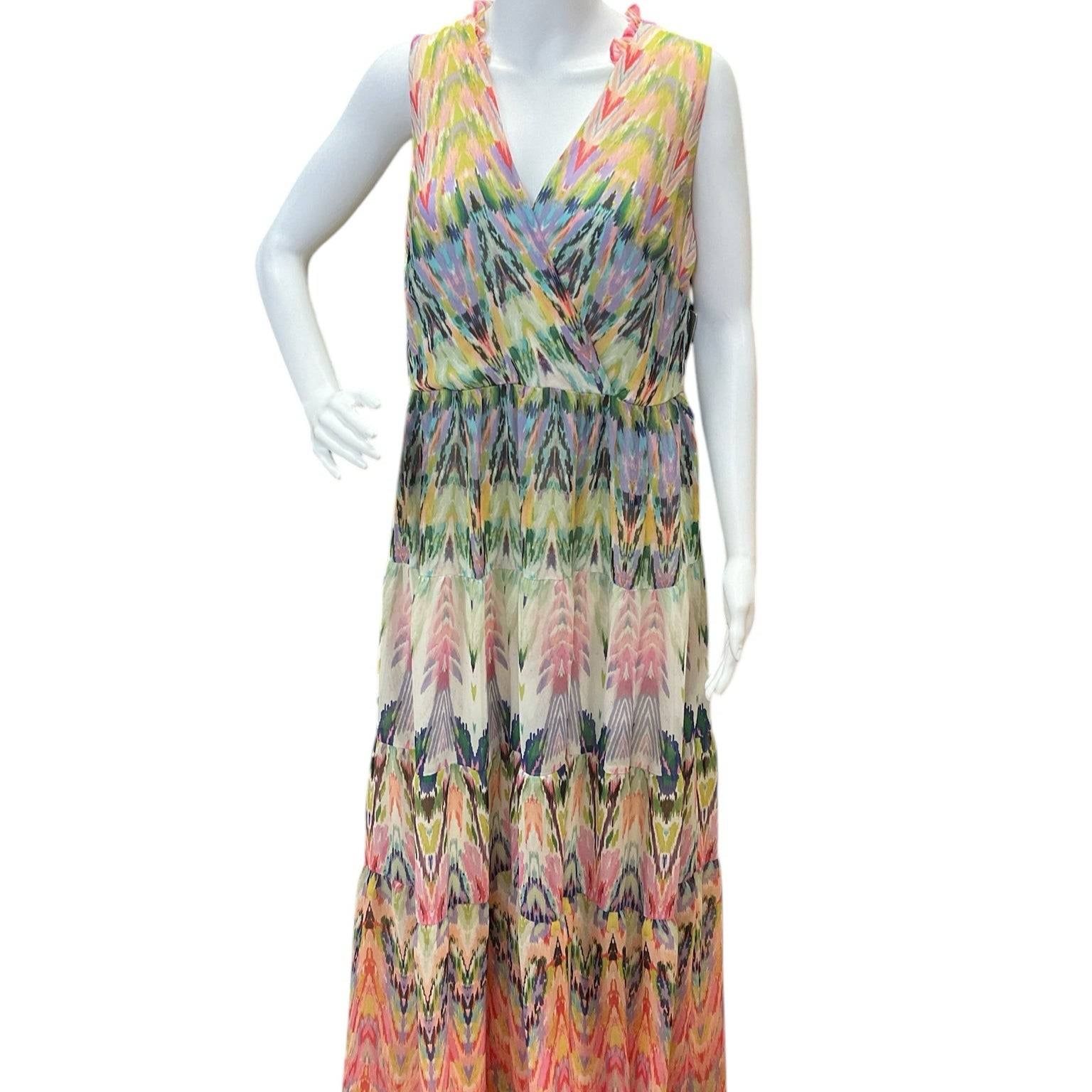 Danny & Nicole Multi-Print Pre-Owned New with Tags Ladies Dress - Size 10 - Margaret’s Fine Consignment