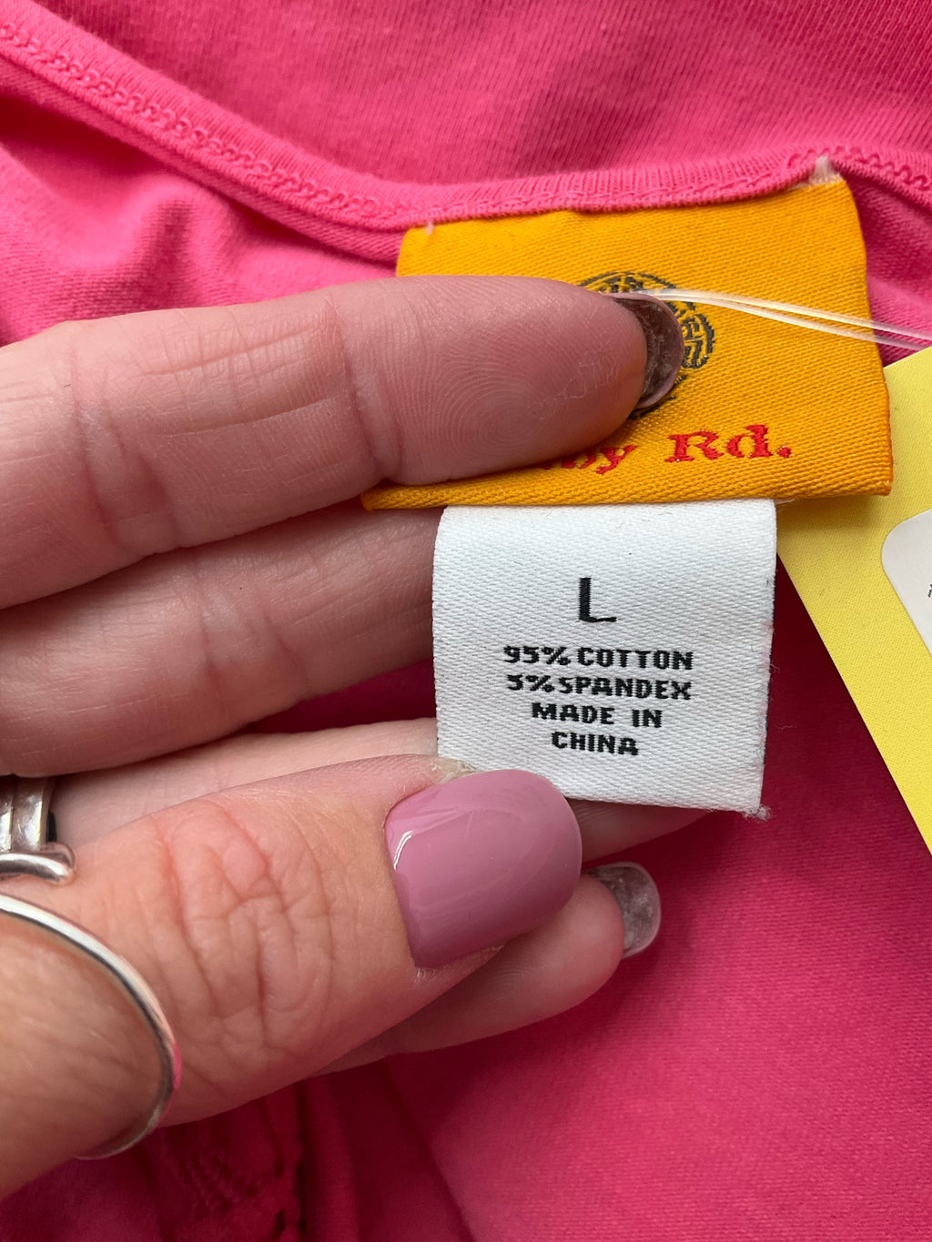 Ruby Rd Pink Pre-Owned Ladies Top - Size Large