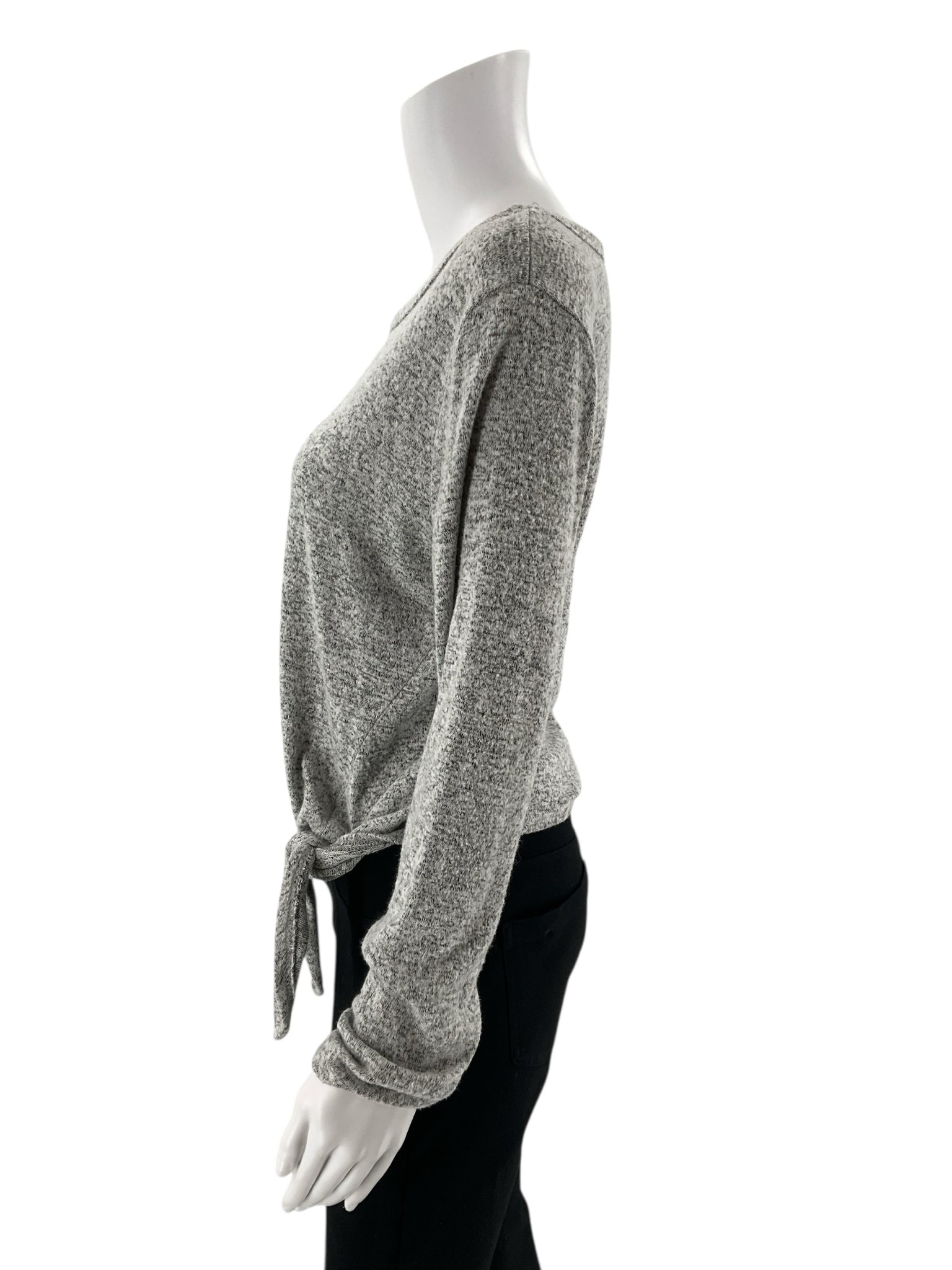 olivia rae - Gray Heathered Pre-Owned Ladies Casual Top - Size XL