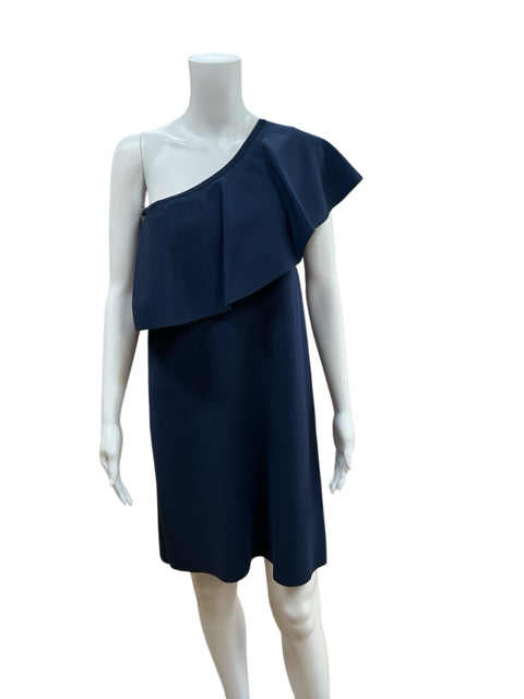 Milly Navy Solid Pre-Owned Ladies Dress - Size Small