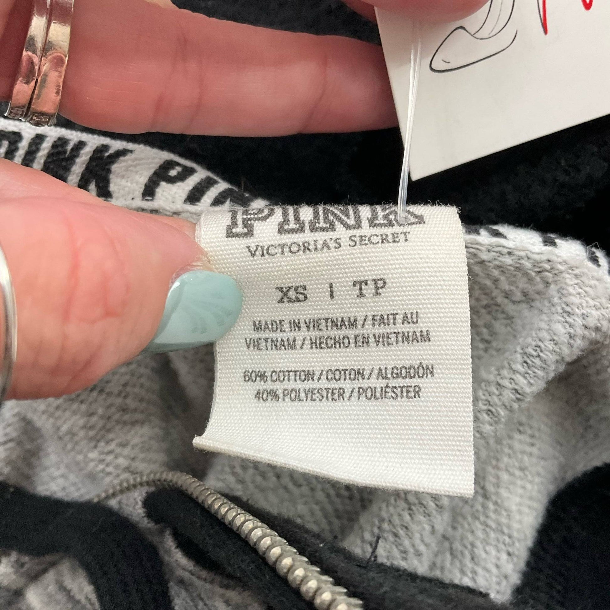 Pink Gray/Black Heathered Jacket - Size XS - Margaret’s Fine Consignment
