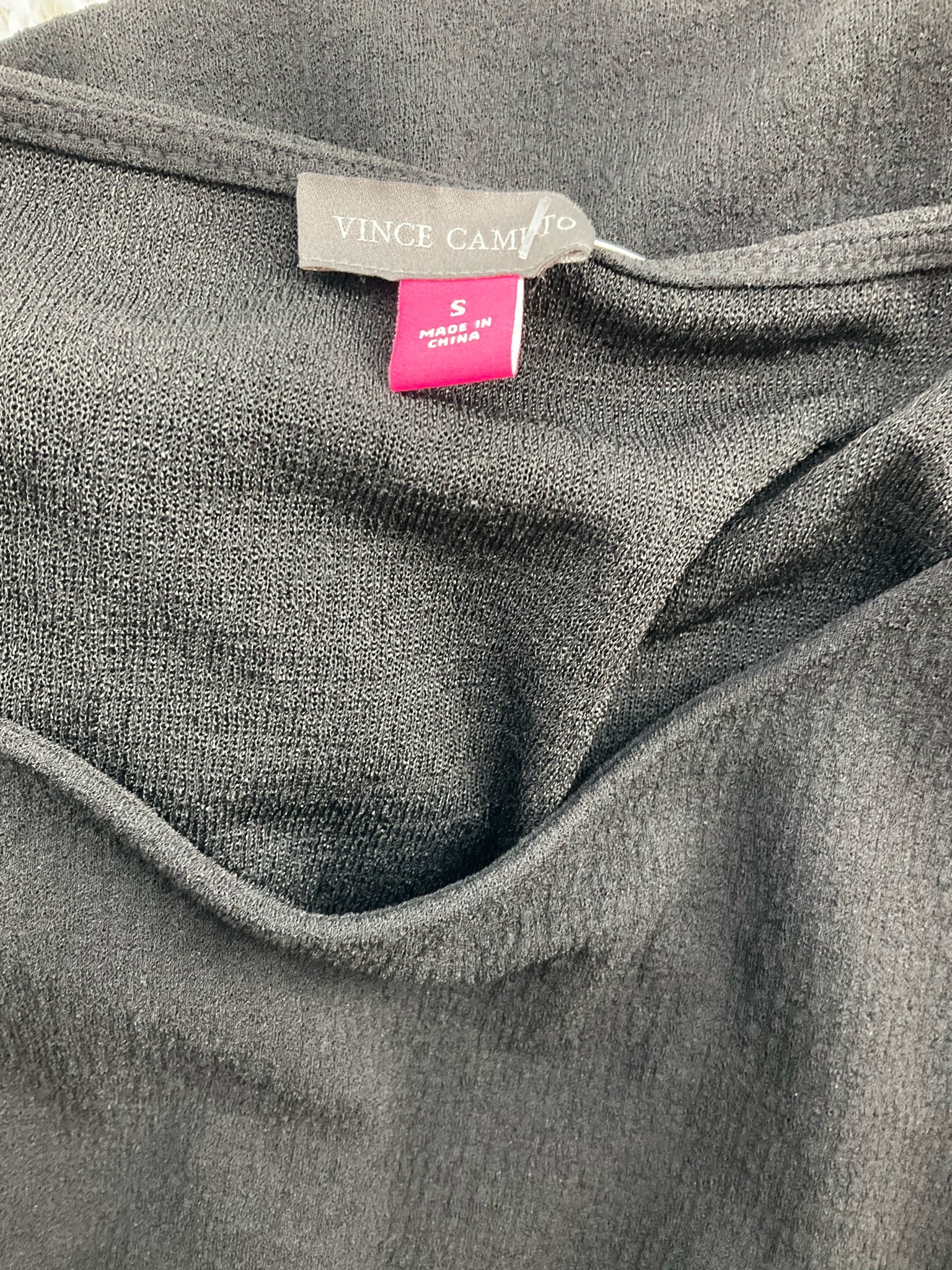 Vince Camuto Black Pre-Owned Ladies Top - Size Small