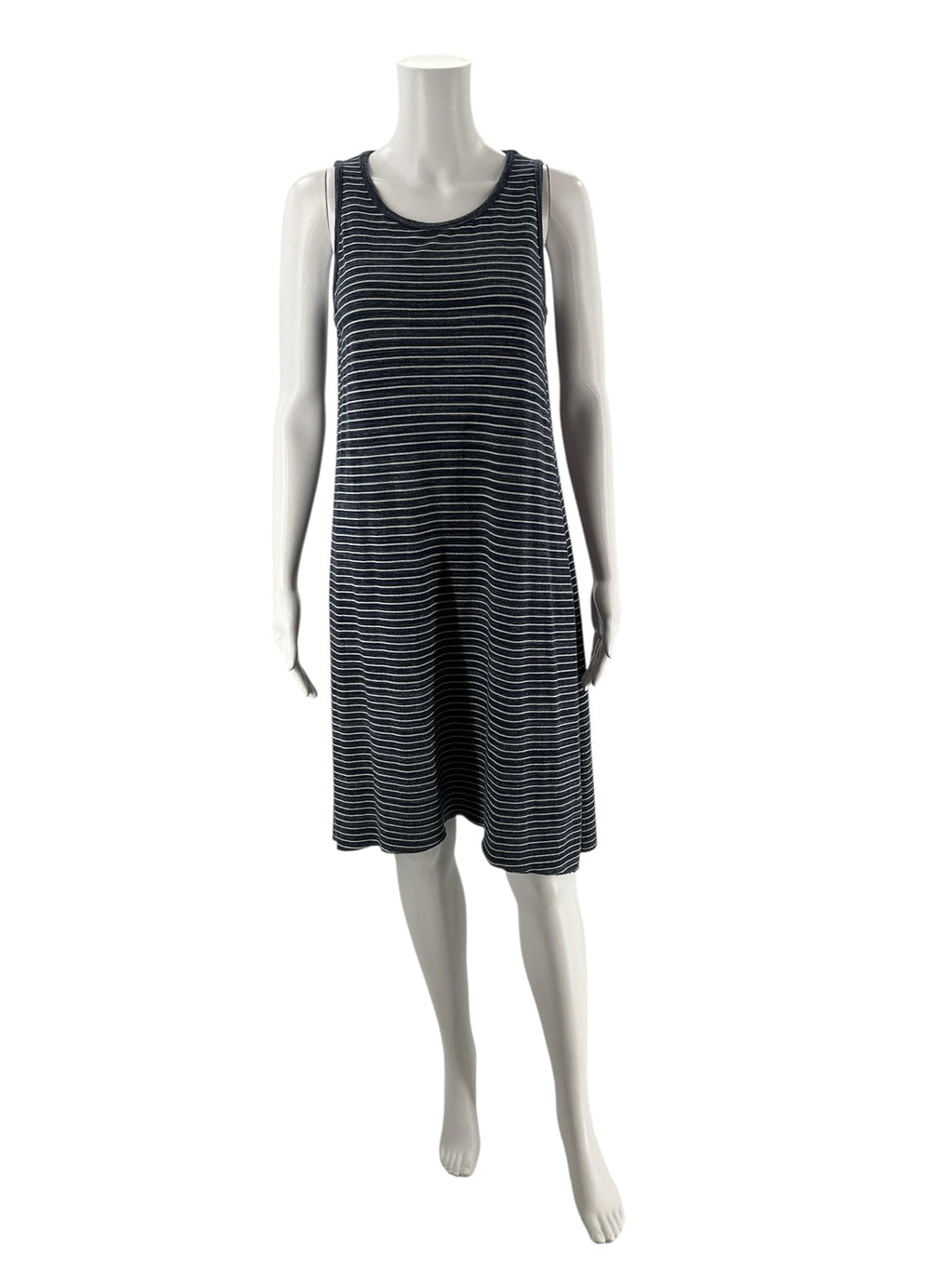 Soma Navy/White Stripe Pre-Owned Ladies Dress - Size XS