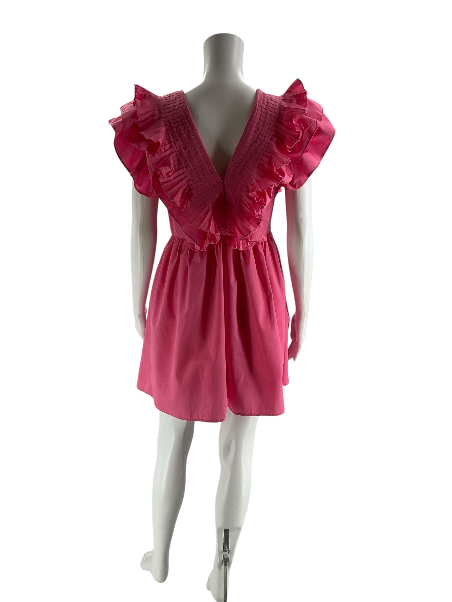 Entro Pink Solid Pre-Owned Ladies New With Tags Dress - Size Medium