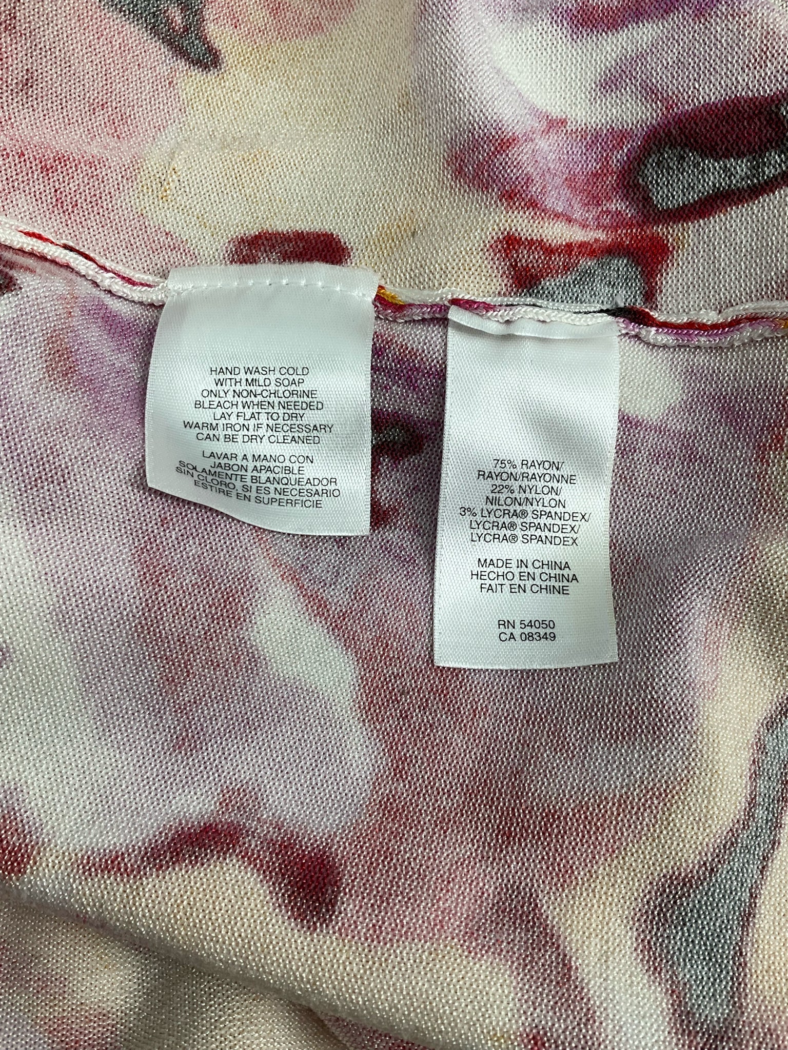 Jones New York Multi Floral Pre-Owned Ladies Top - Size 1X