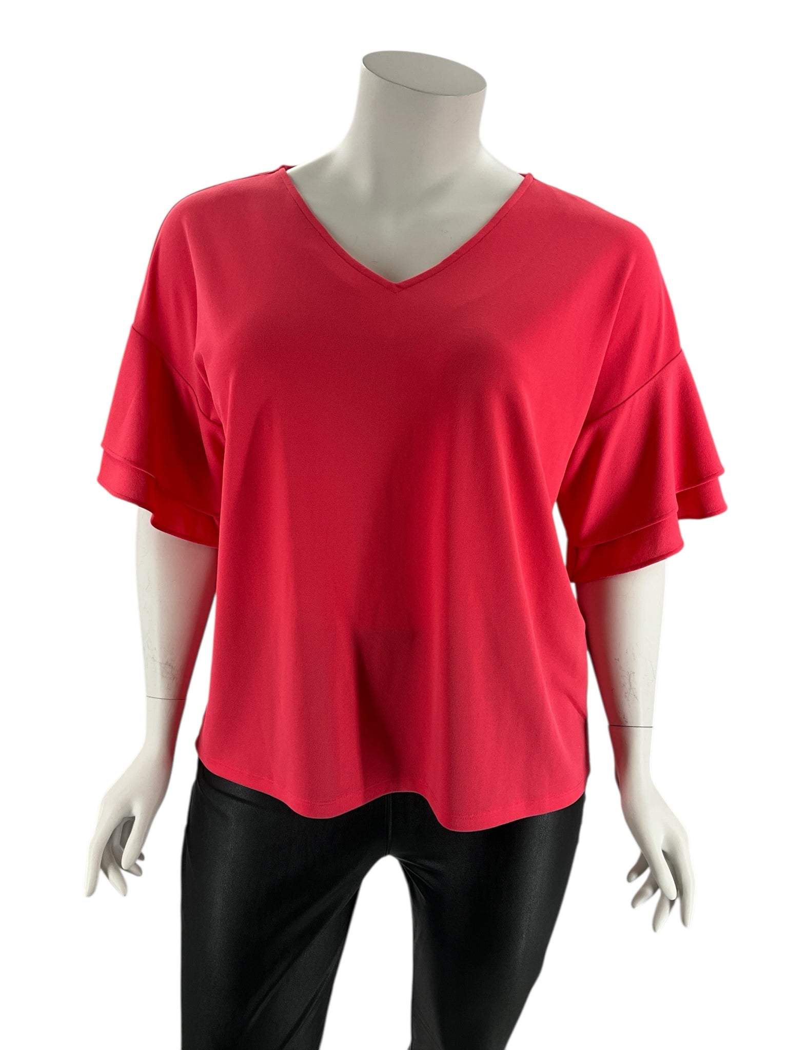 Calvin Klein Pink Solid Pre-Owned Ladies Casual Top -  Size 1X