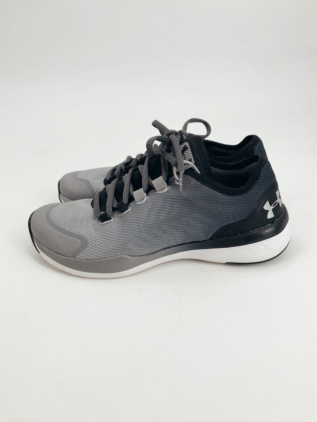 Under Armour Black/Gray Ombre Shoes - Size 7