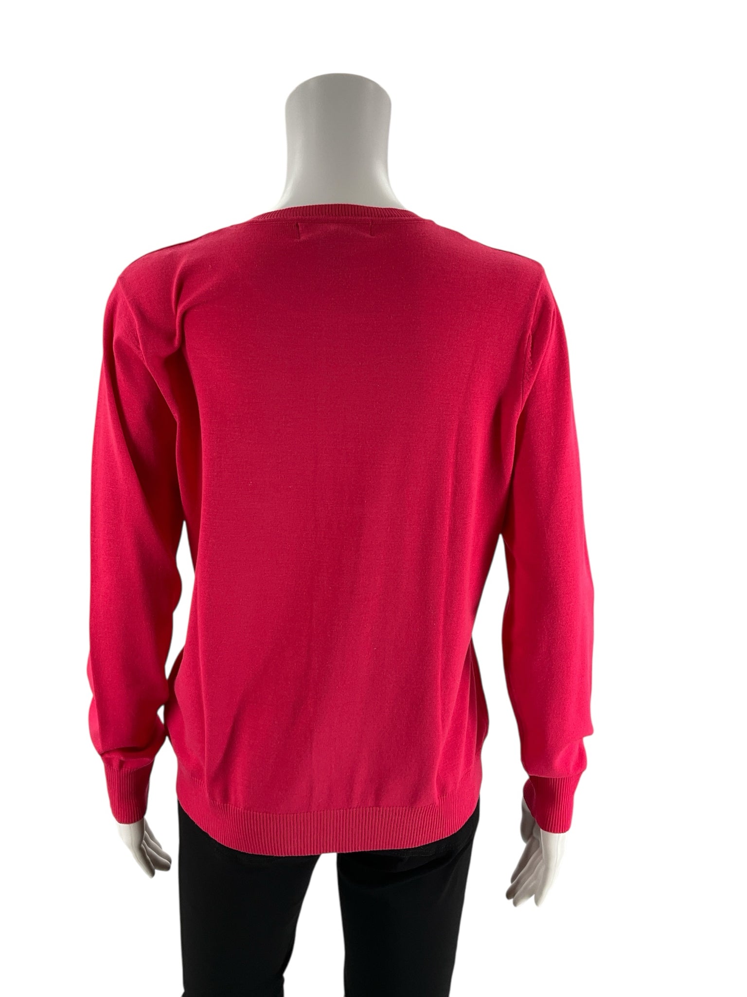 August Silk Pink Solid Pre-Owned Ladies Top -  Size Large