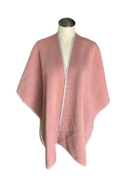 Kerisma Shrug Size One Size Fits Most in mauve/gray heathered fabric with open front, available at Margaret’s Fine Consignments.