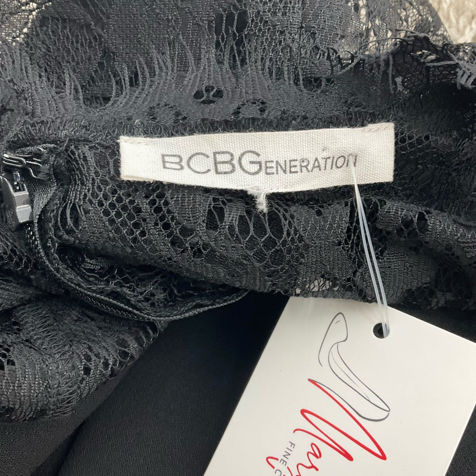 BCBG Black Solid Pre-Owned Ladies Dress - Size Small