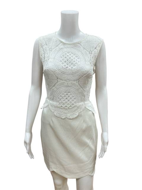 White Dress Size Small - Margaret’s Fine Consignment
