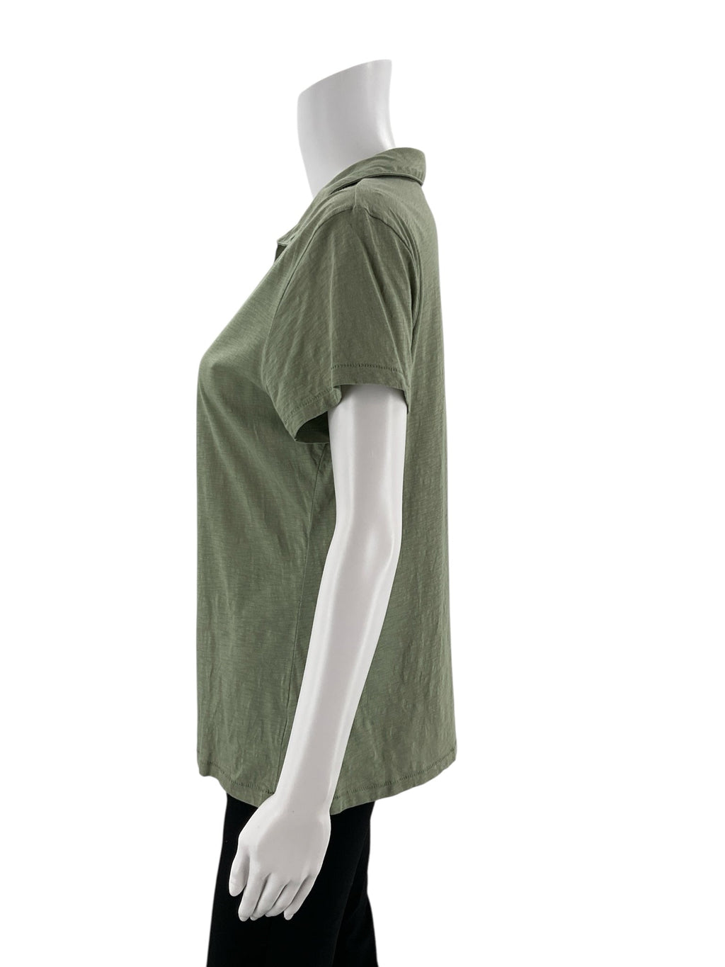 Cynthia Rowley Olive Solid Pre-Owned Ladies Top - Size Large