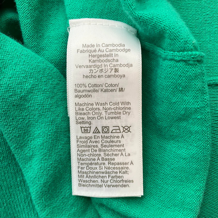 J Crew Green Solid Pre-Owned Ladies Top - Size Medium