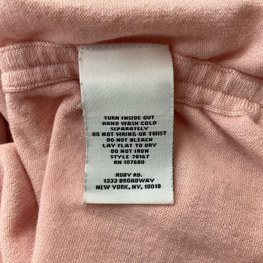 Ruby Rd Pink Solid Pre-Owned Ladies Top - Size Small