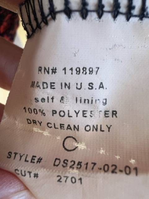 Collective Concepts Red/Navy Pring Pre-Owned Ladies Dress - Size Small - Margaret’s Fine Consignment