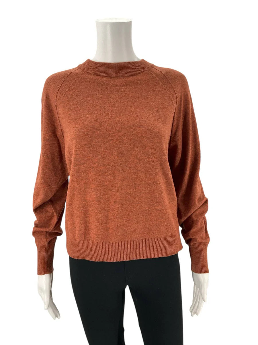 A New Day Burnt Orange Heathered Sweater - Size Small