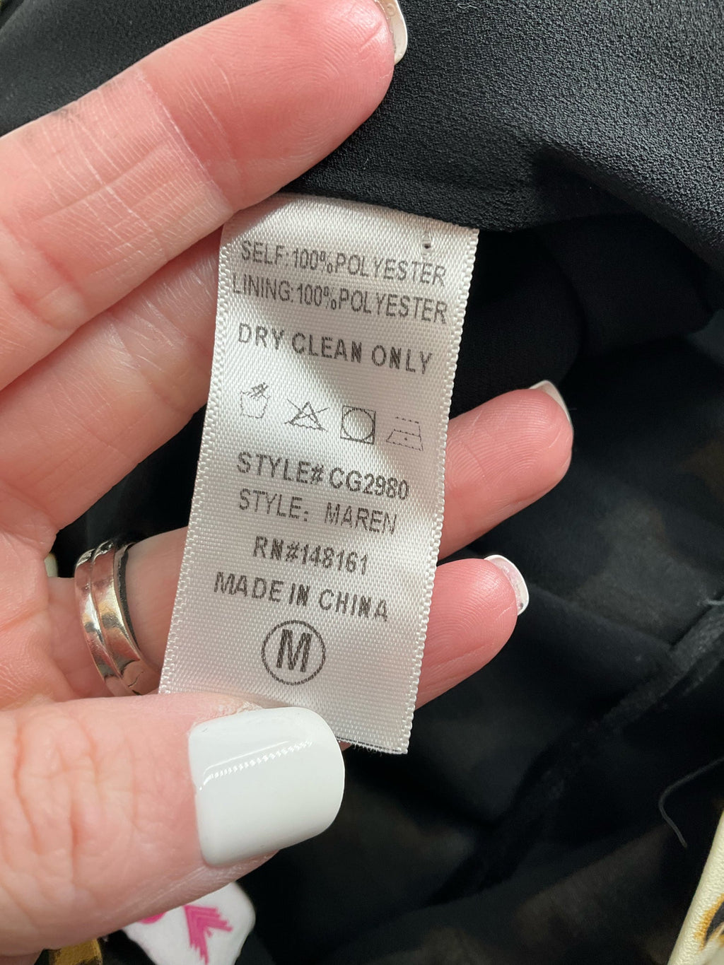 Buddy Love - cream/tan/black Animal Pre-Owned Ladies Skirt - Size Medium