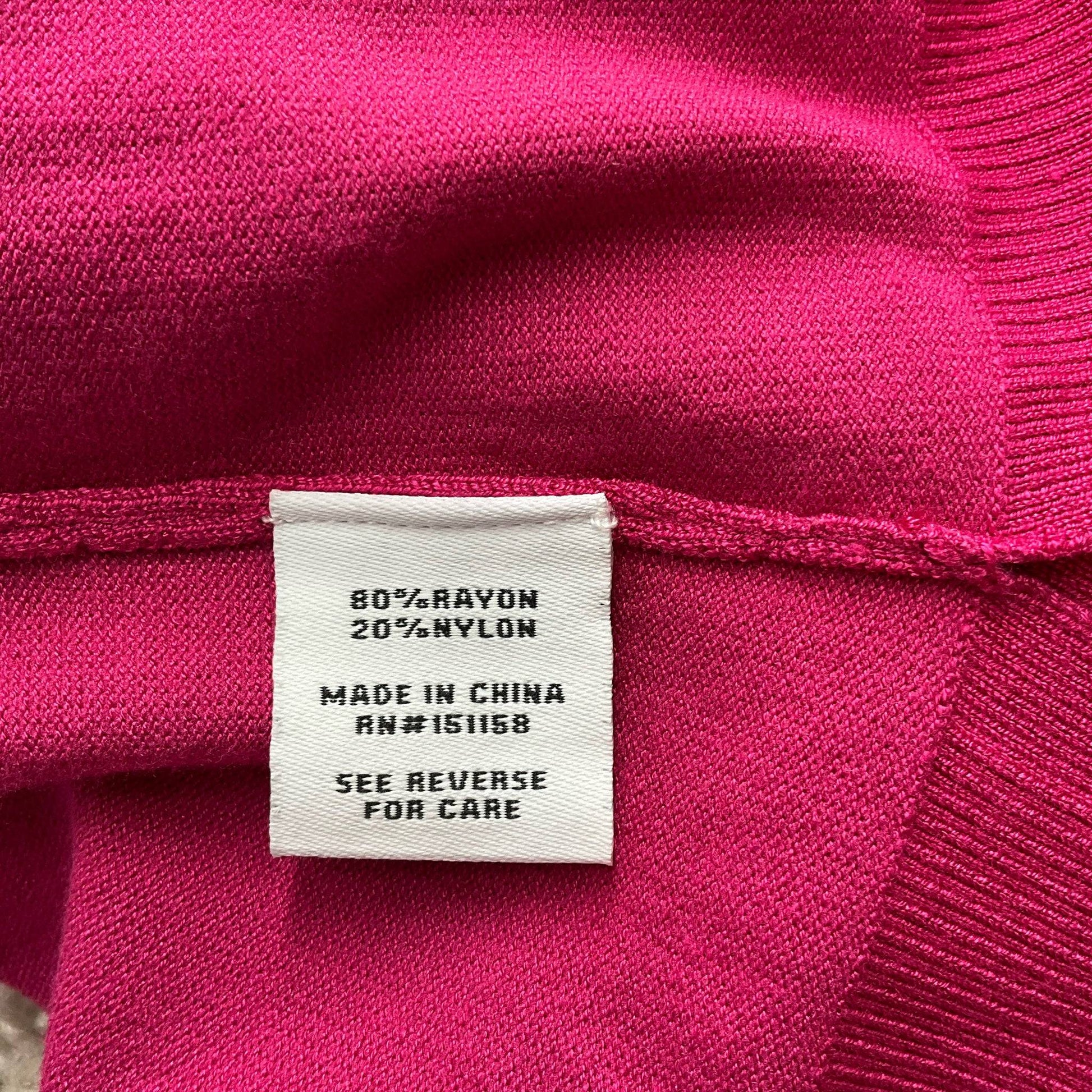 525 Pink Solid Pre-Owned Ladies New with Tags Top - Size XS - Margaret’s Fine Consignment