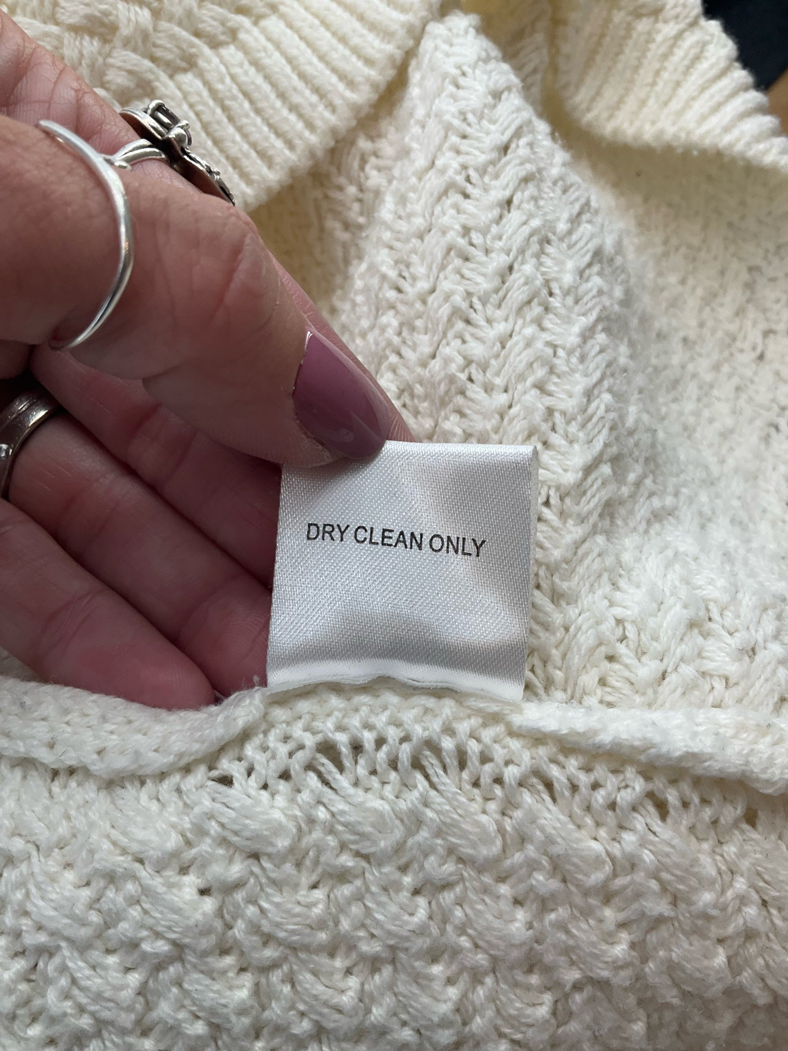 August Mist Cream Pre-Owned Ladies Casual Top - Size Small