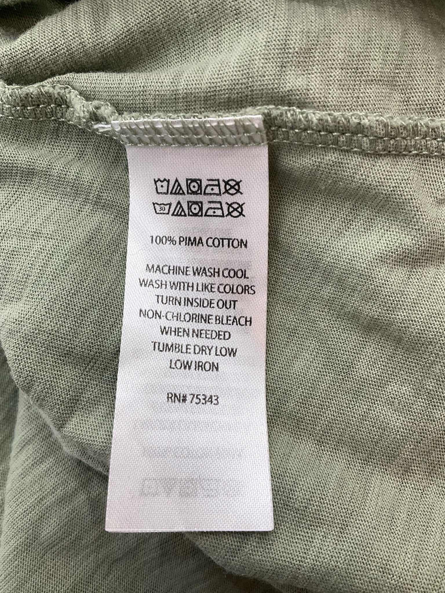 Cynthia Rowley Olive Solid Pre-Owned Ladies Top - Size Large