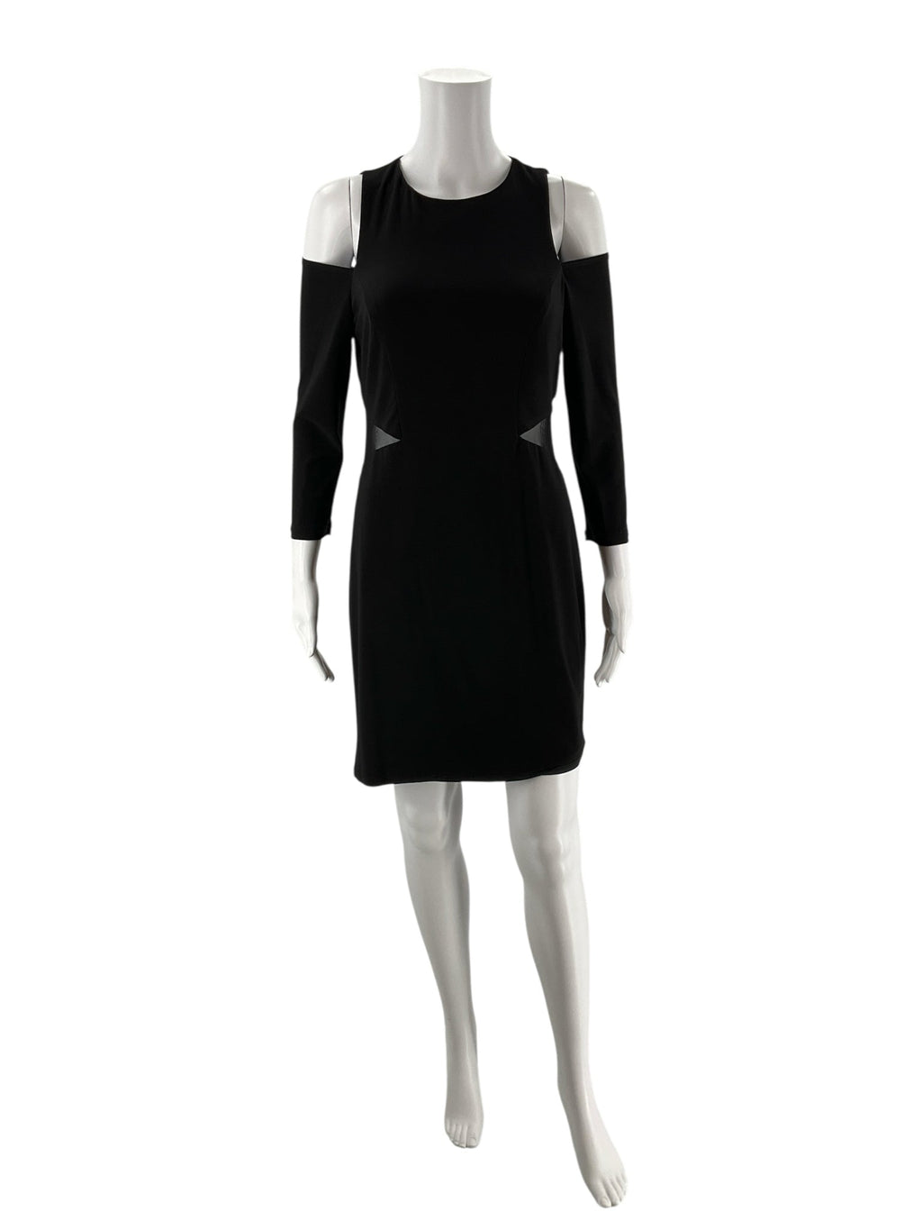 Bebe Black Solid Pre-Owned Ladies Dress - Size 6