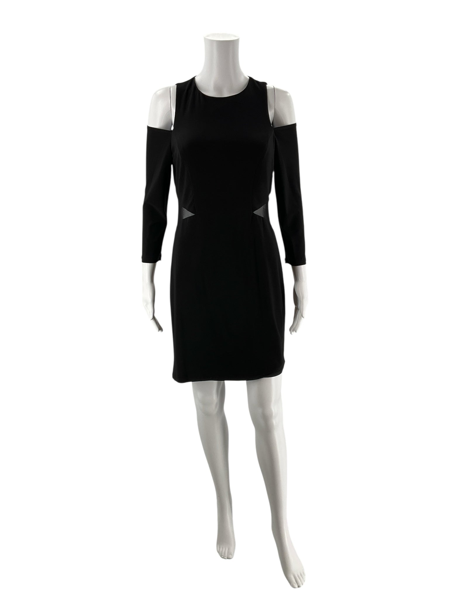 Bebe Black Solid Pre-Owned Ladies Dress - Size 6