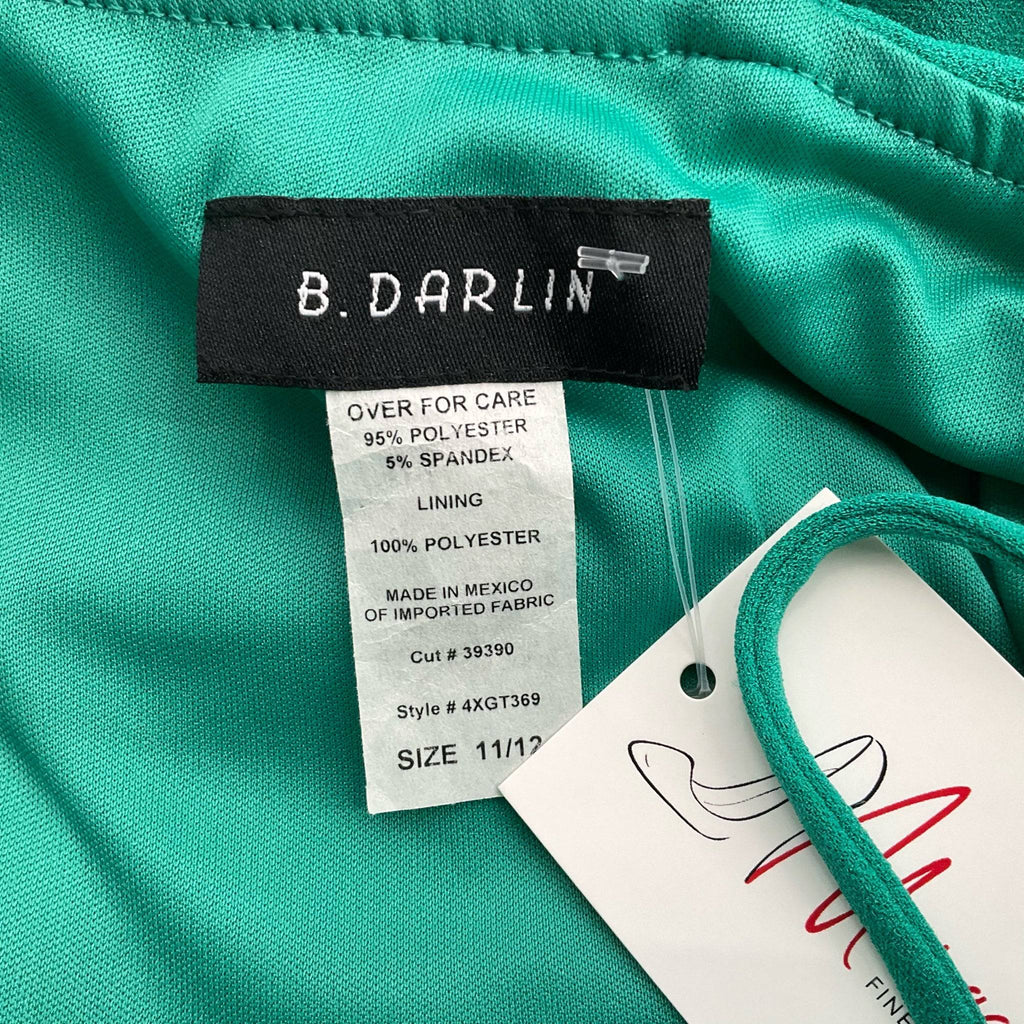 B Darlin Green Pre-Owned Mini Dress - Size 11/12 - Margaret’s Fine Consignment