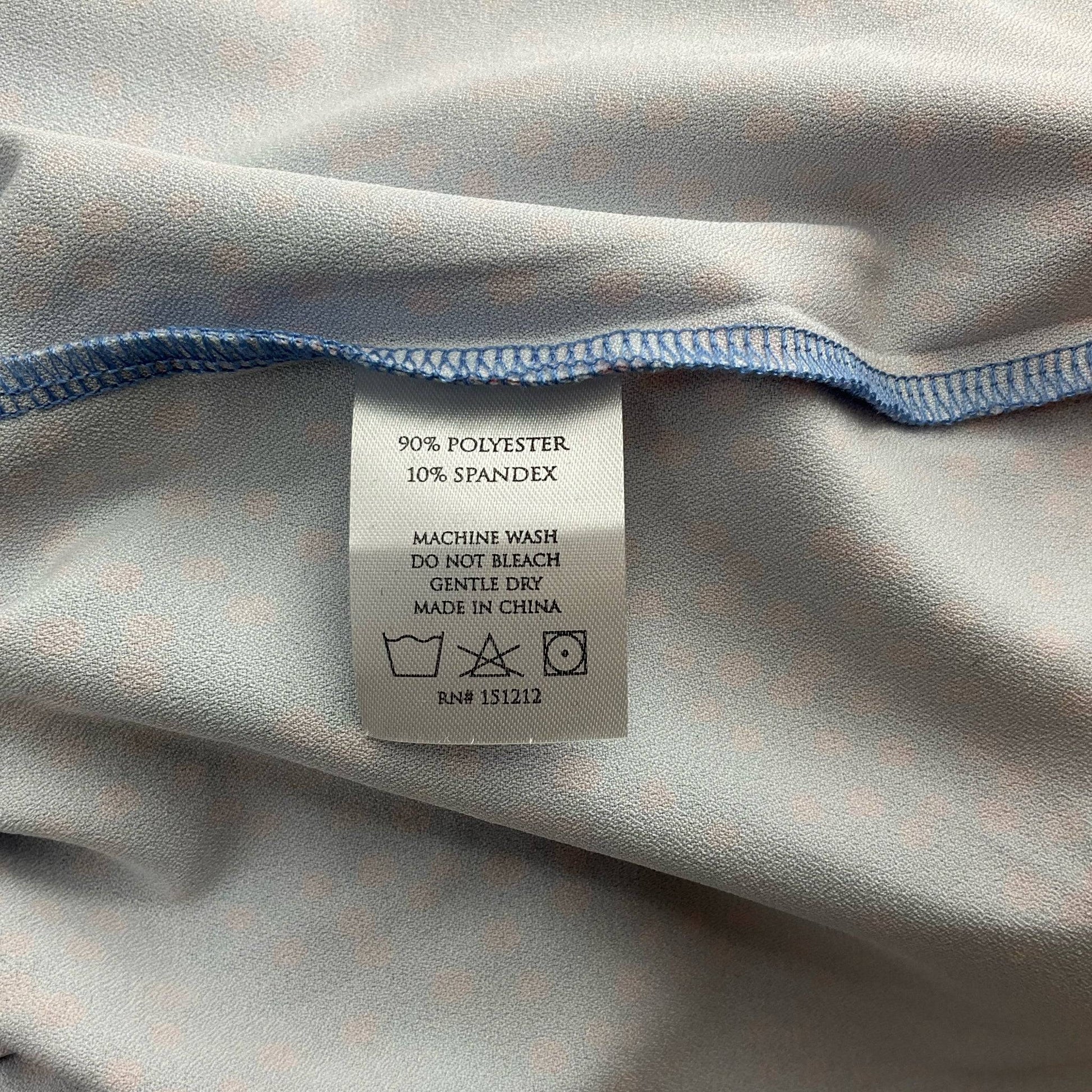 Michelle Mcdowell Purple/Pink Print Pre-Owned Ladies New with Tags Top - Size Medium - Margaret’s Fine Consignment