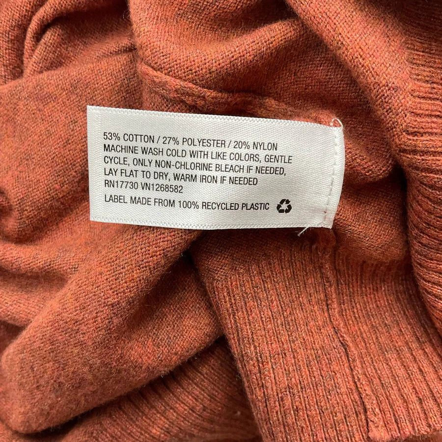A New Day Burnt Orange Heathered Sweater - Size Small