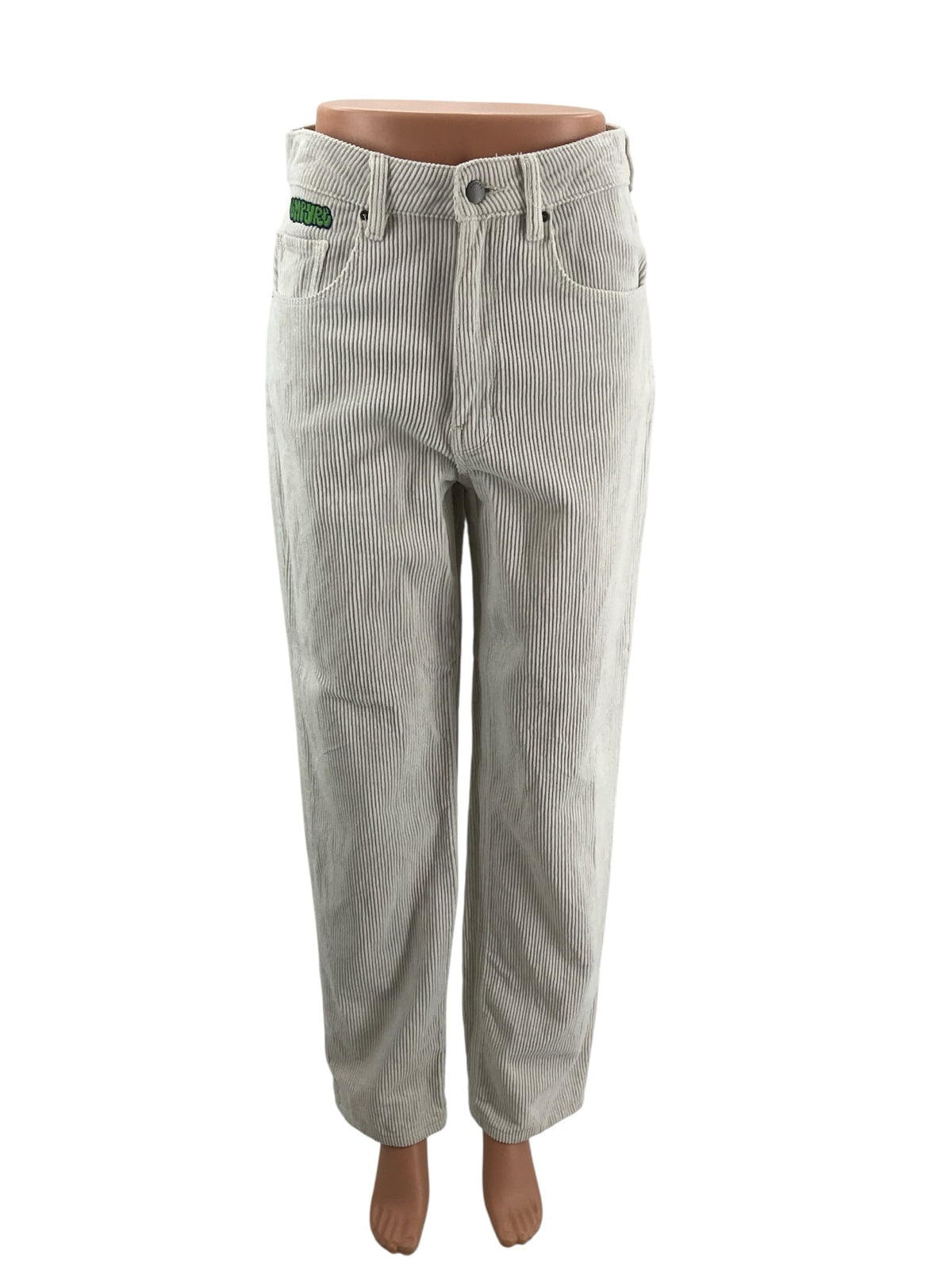 Empyre Cream Corduroy Pre-Owned Ladies Pants - Size 2