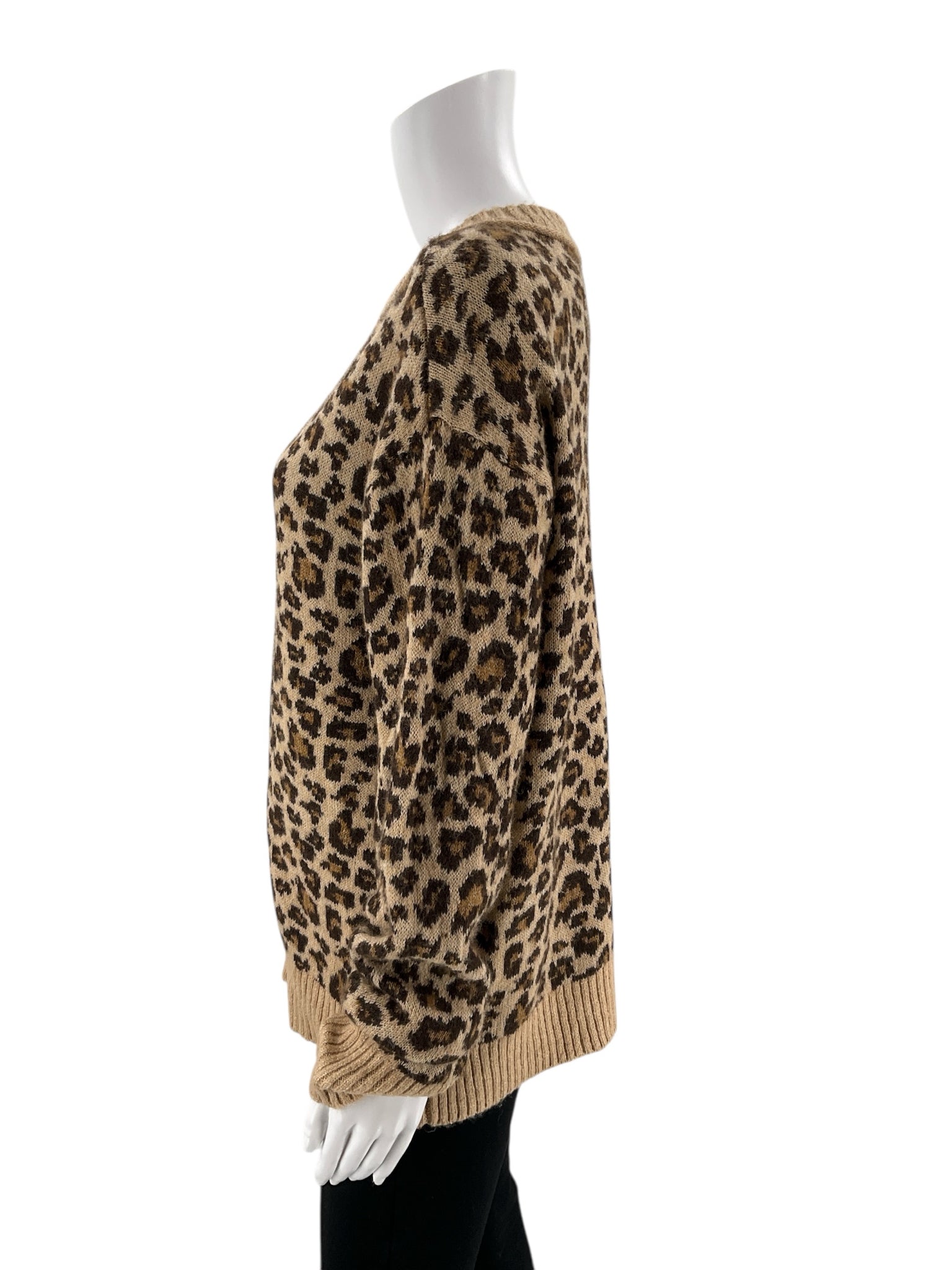 American Eagle - Brown Animal Pre-Owned Ladies Casual Top - Size M