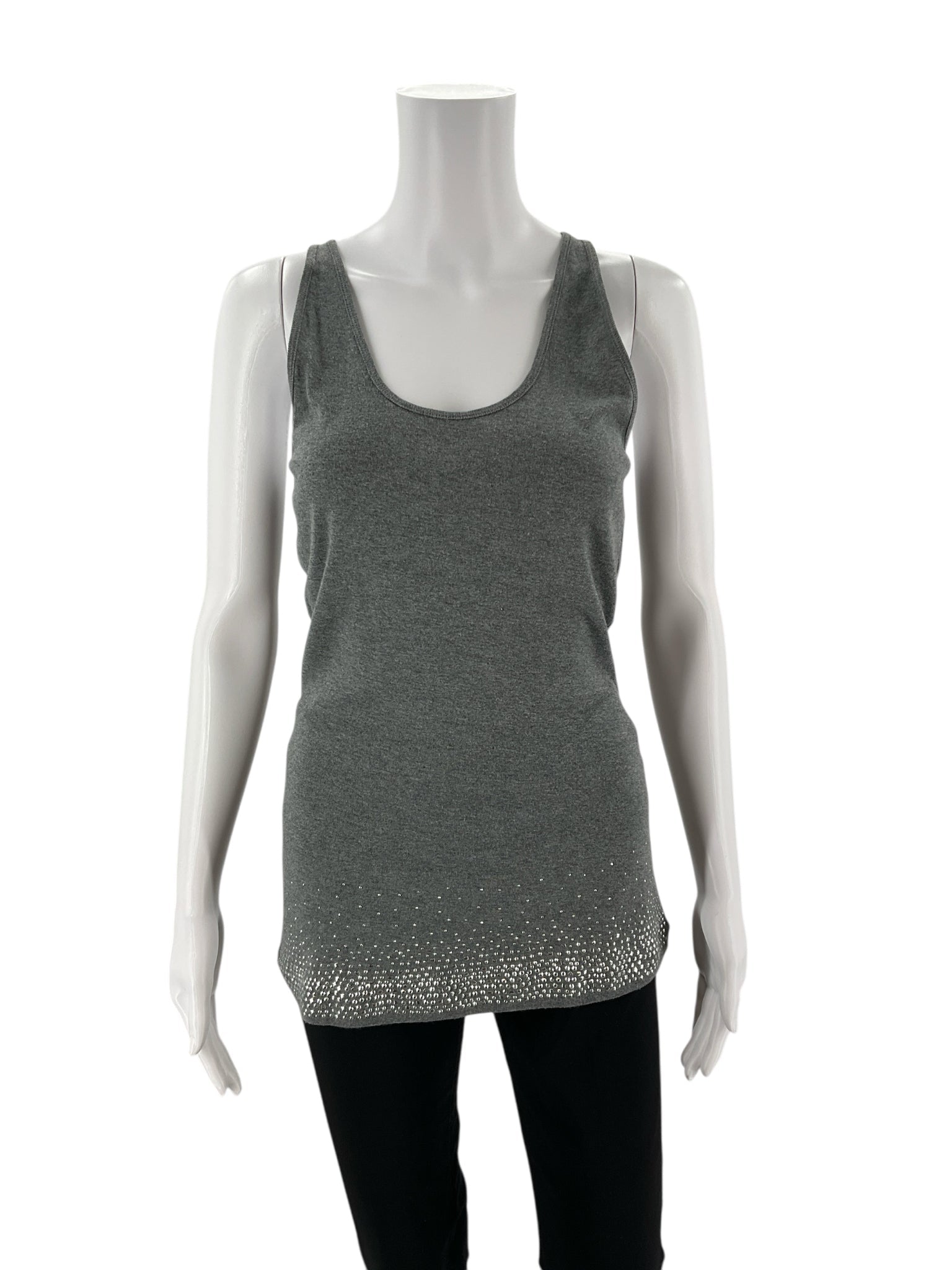 Express Gray Tank Top Pre-Owned Ladies Top - Size Large