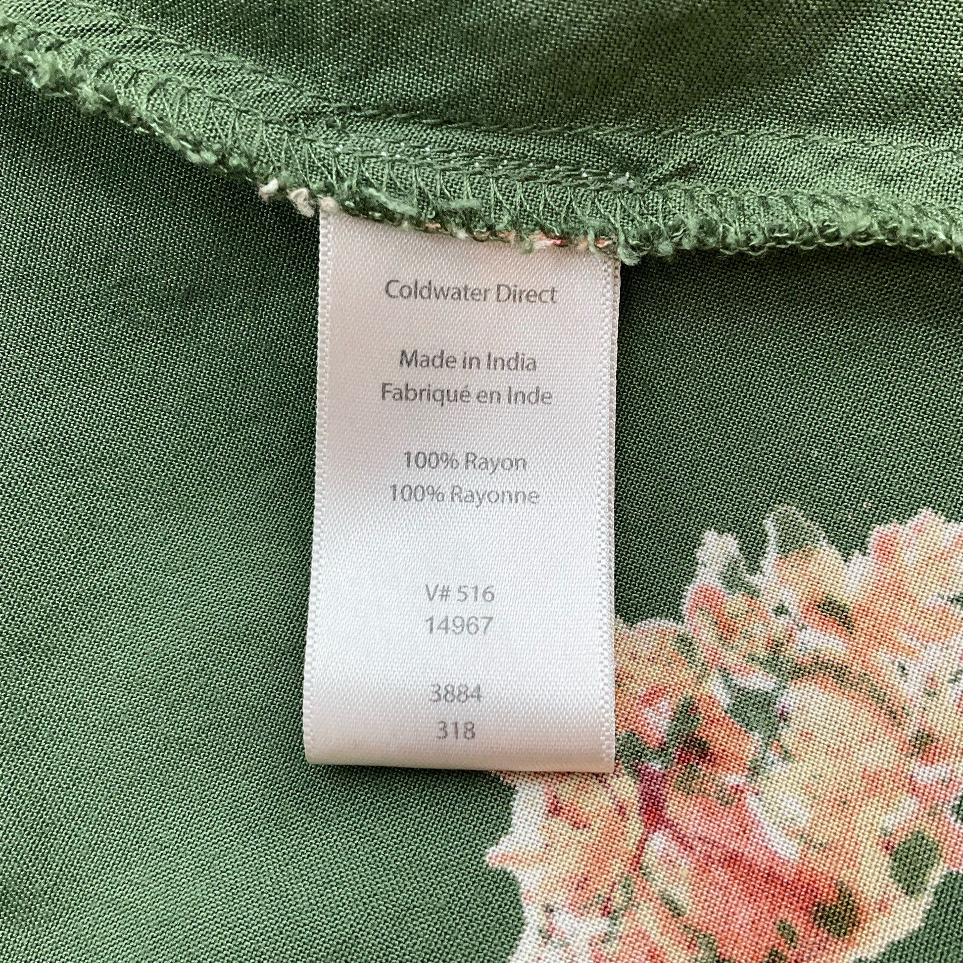 Coldwater Creek Green/Orange Pumpkins Pre-Owned Ladies Tops - Size 1X