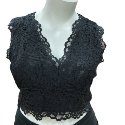 Express Black Lace Pre-Owned Ladies Top - Size XL
