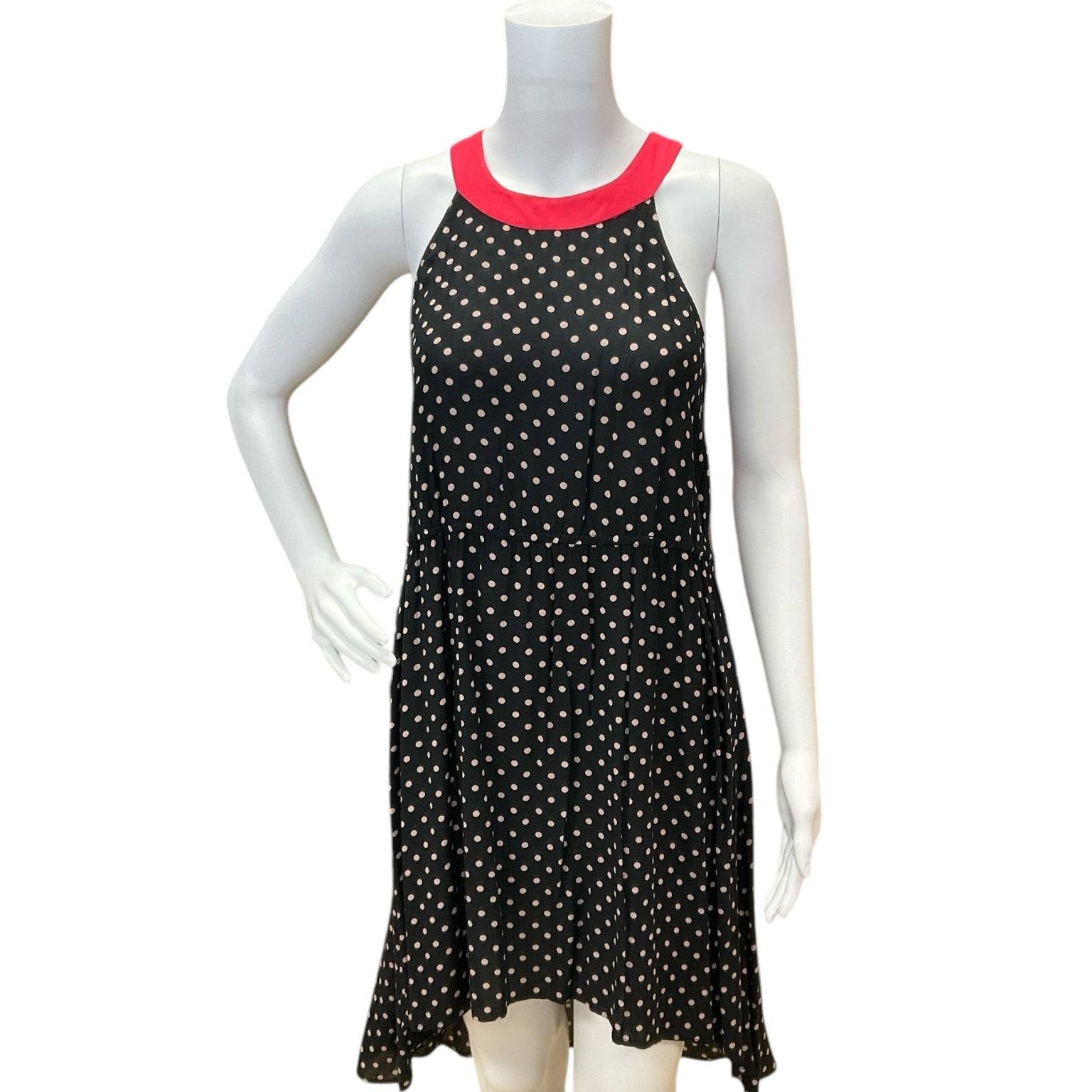 lilka Black/Taupe Polka Dot Pre-Owned Ladies Dress - Size XS - Margaret’s Fine Consignment