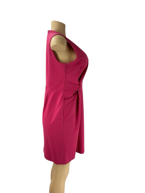 Talbots Hot Pink Solid Pre-Owned Ladies Dress - Size 10 Petite - Margaret’s Fine Consignment