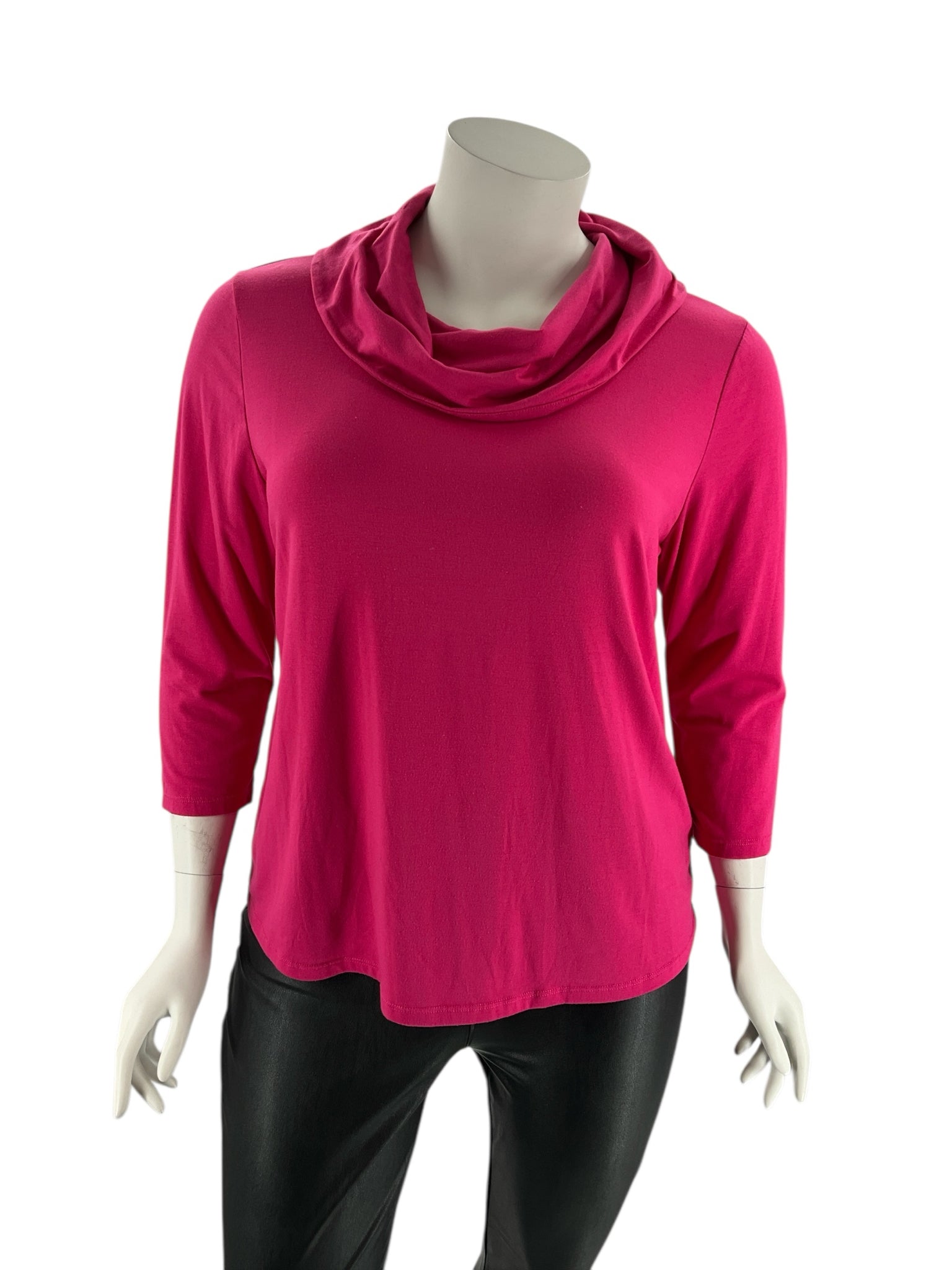 Peter Nygard Pink Solid Pre-Owned Ladies Casual Top -  Size 1X