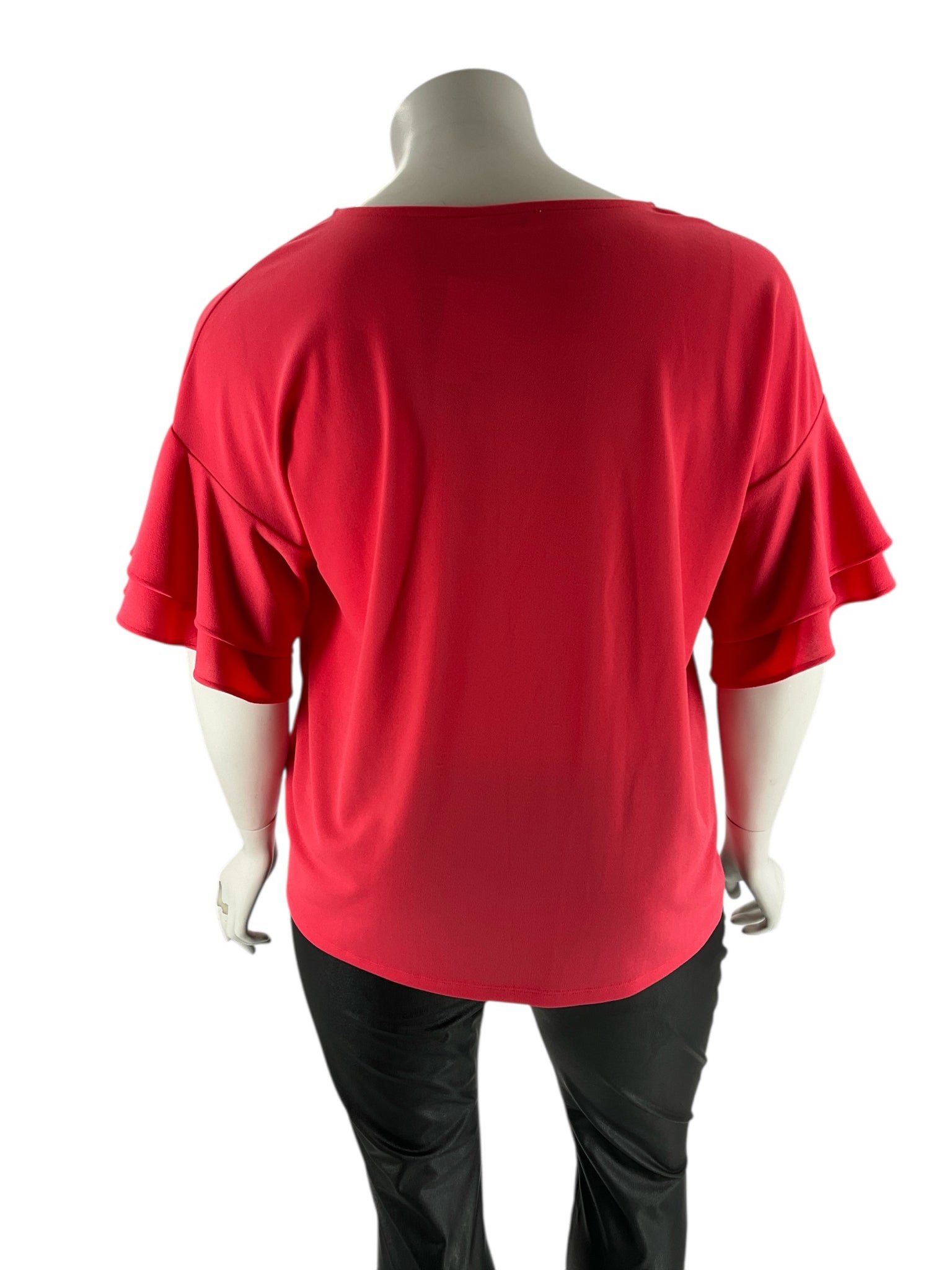 Calvin Klein Pink Solid Pre-Owned Ladies Casual Top -  Size 1X