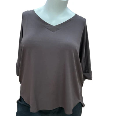 Lisa Bayne Brown Pre-Owned Ladies Top - Size XL