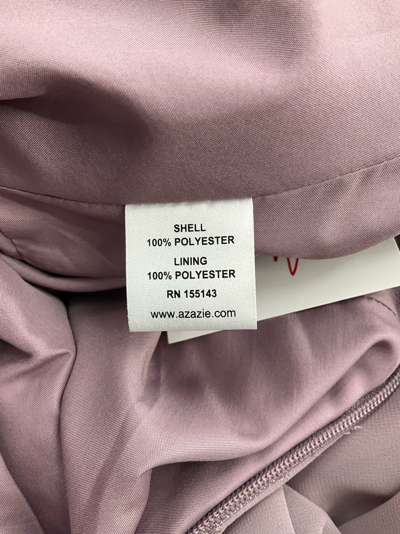 Azazie Purple Solid Pre-Owned Ladies New With Tags Dress - Size 10