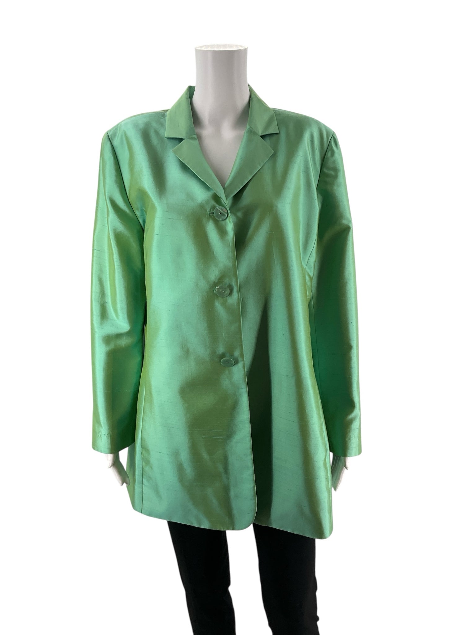 Dana Buchman Mint Solid Pre-Owned Ladies Jacket - Size 14