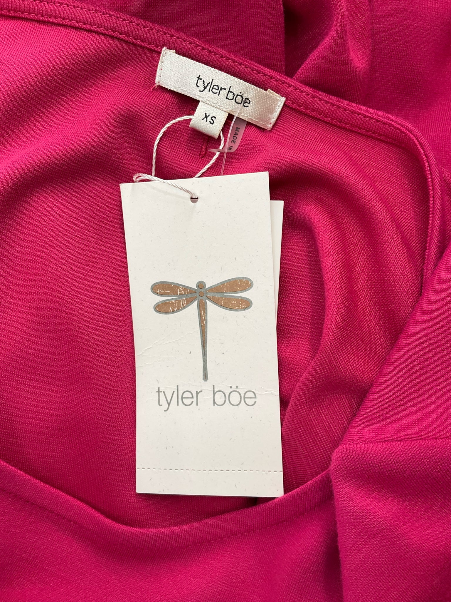 Tyler Boe - Pink Solid Pre-Owned Ladies Casual Top - Size xs