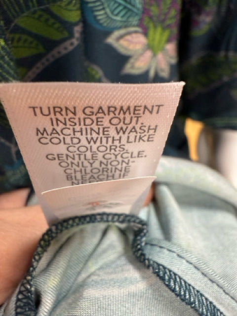 J.Jill Green/Multi Floral Pre-Owned Ladies Dress -Size XS