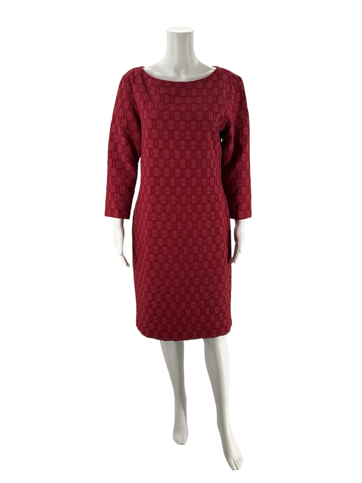 Sharagano Wine Pre-Owned Ladies Dress - Size 14