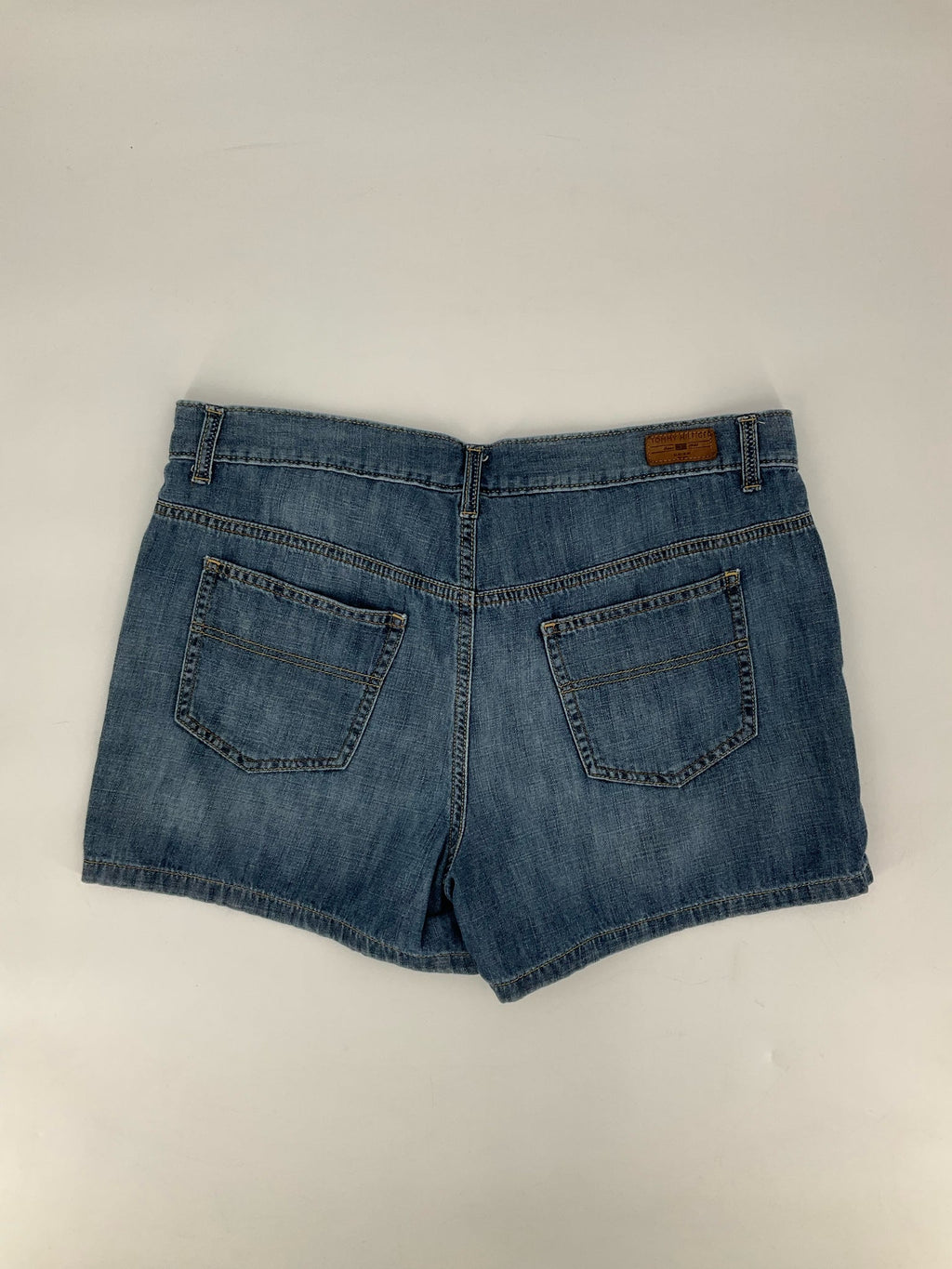Tommy Hilfiger Blue Solid Pre-Owned Ladies Shorts - Size 12