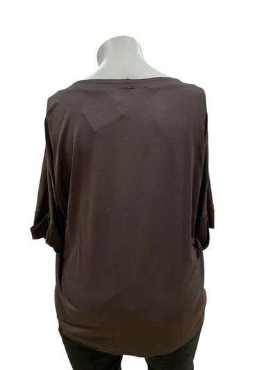 Lisa Bayne Brown Pre-Owned Ladies Top - Size XL