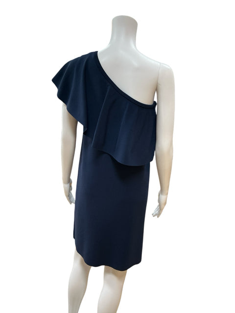 Milly Navy Solid Pre-Owned Ladies Dress - Size Small