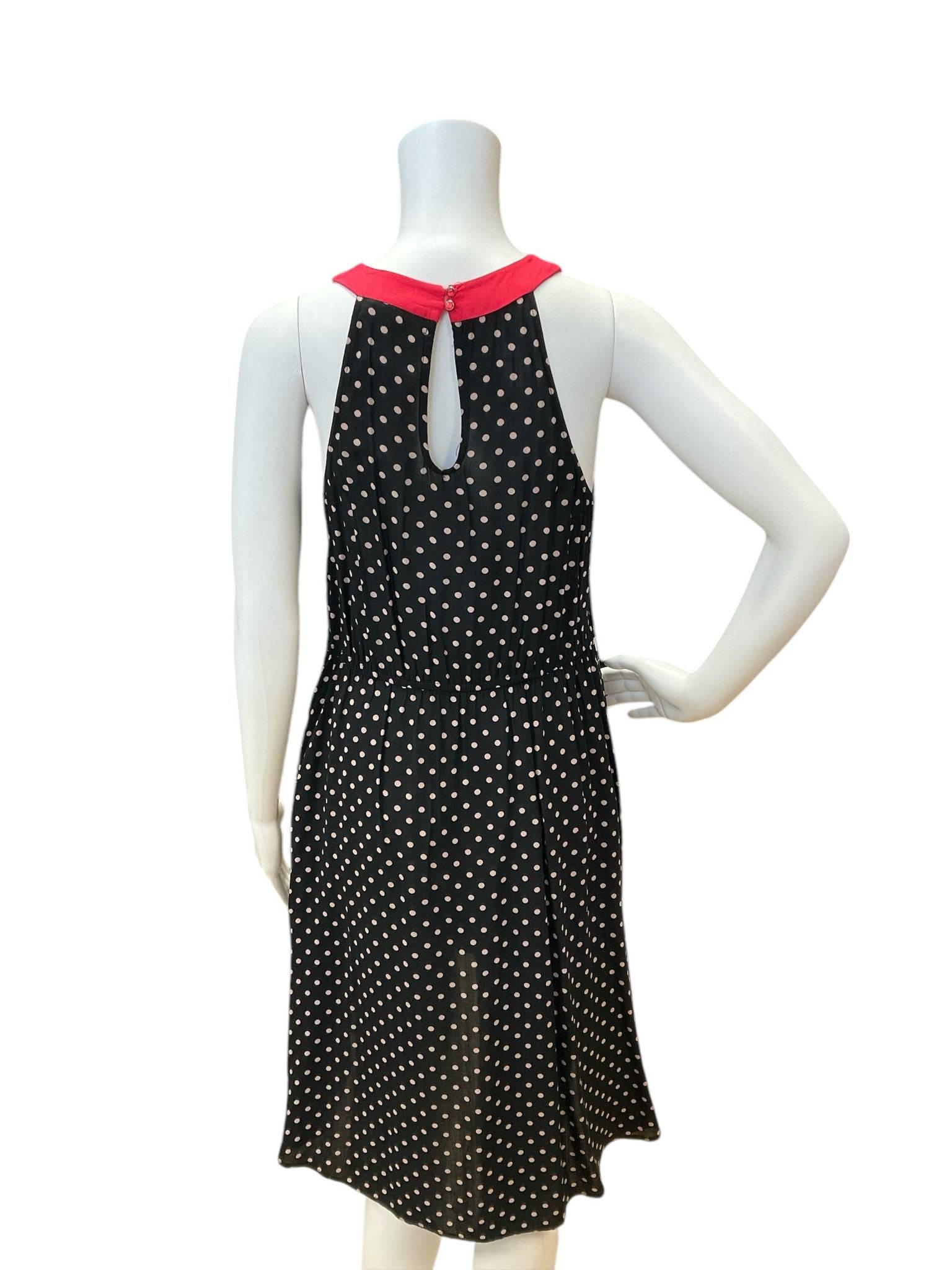 lilka Black/Taupe Polka Dot Pre-Owned Ladies Dress - Size XS - Margaret’s Fine Consignment