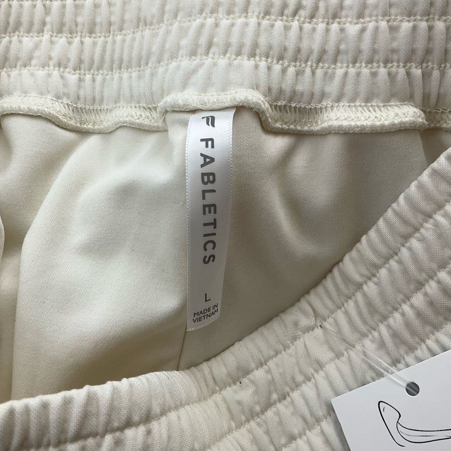 Fabletics Cream Pre-Owned Ladies Pants – Size Large